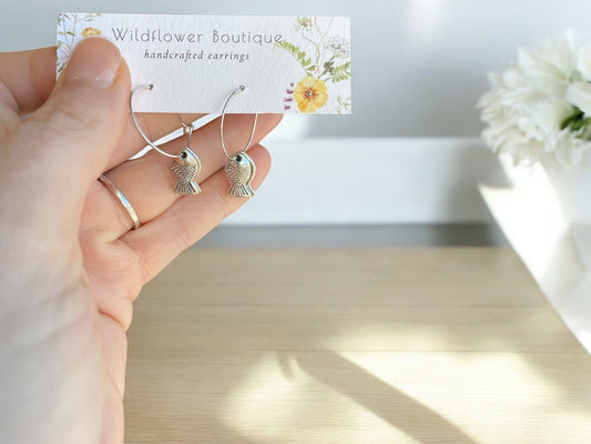 Fishing Girl Earrings