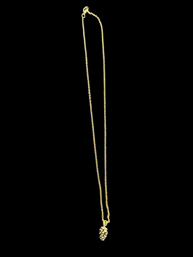 Whispering Pine Necklace (gold)