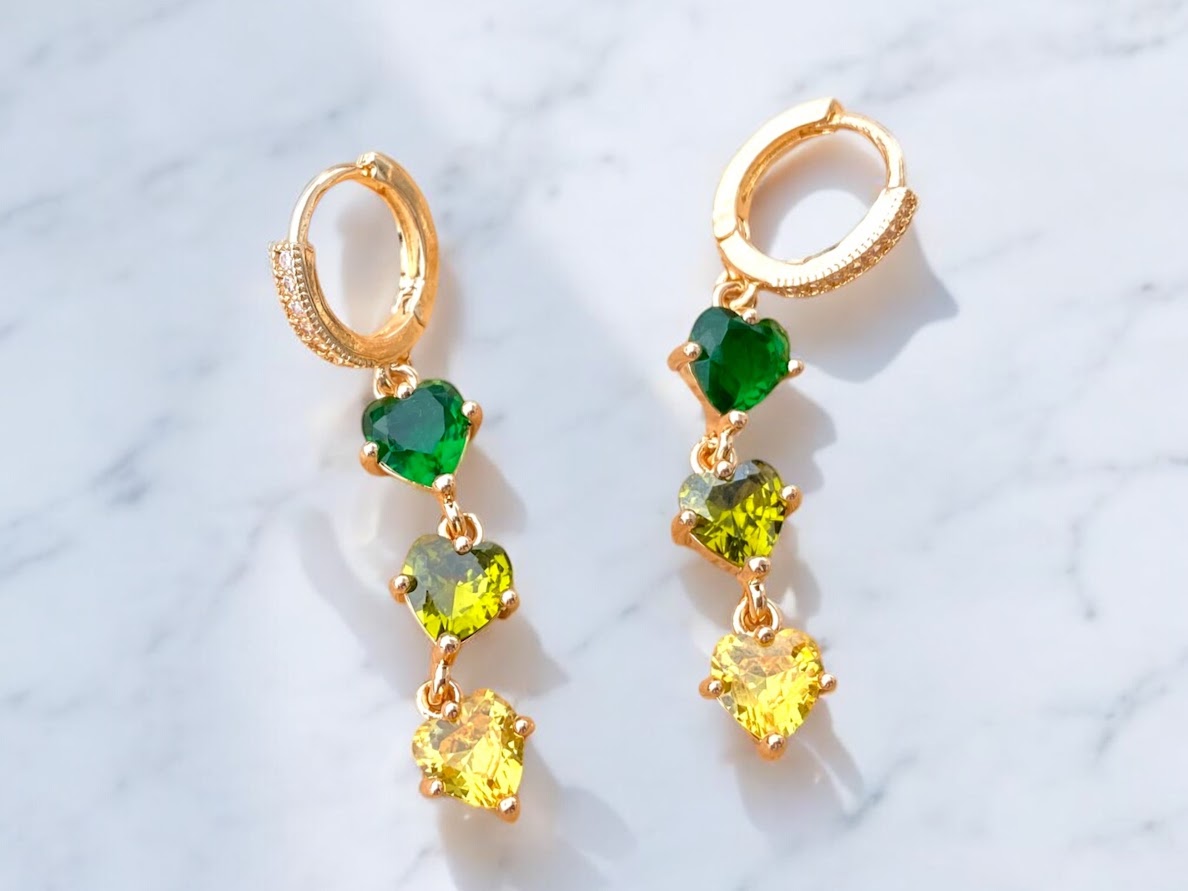 Earthly Heart Dangles