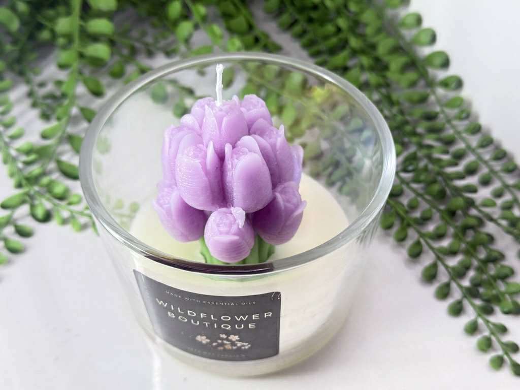 Tulip Bouquet Candle