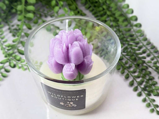 Tulip Bouquet Candle
