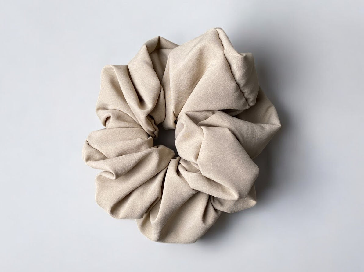 Tan Scrunchie