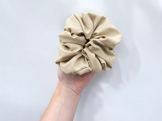 Tan Scrunchie