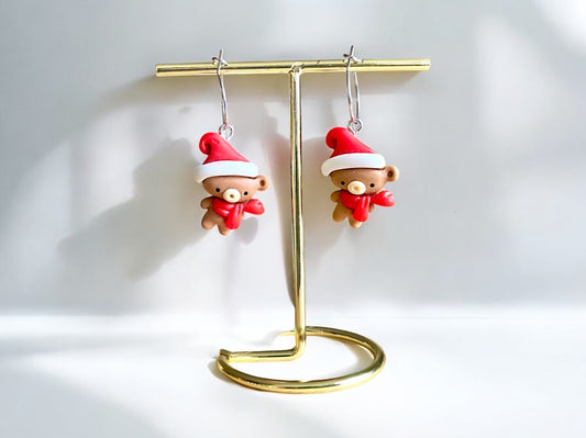 Christmas Bear Earrings