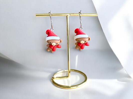 Christmas Bear Earrings