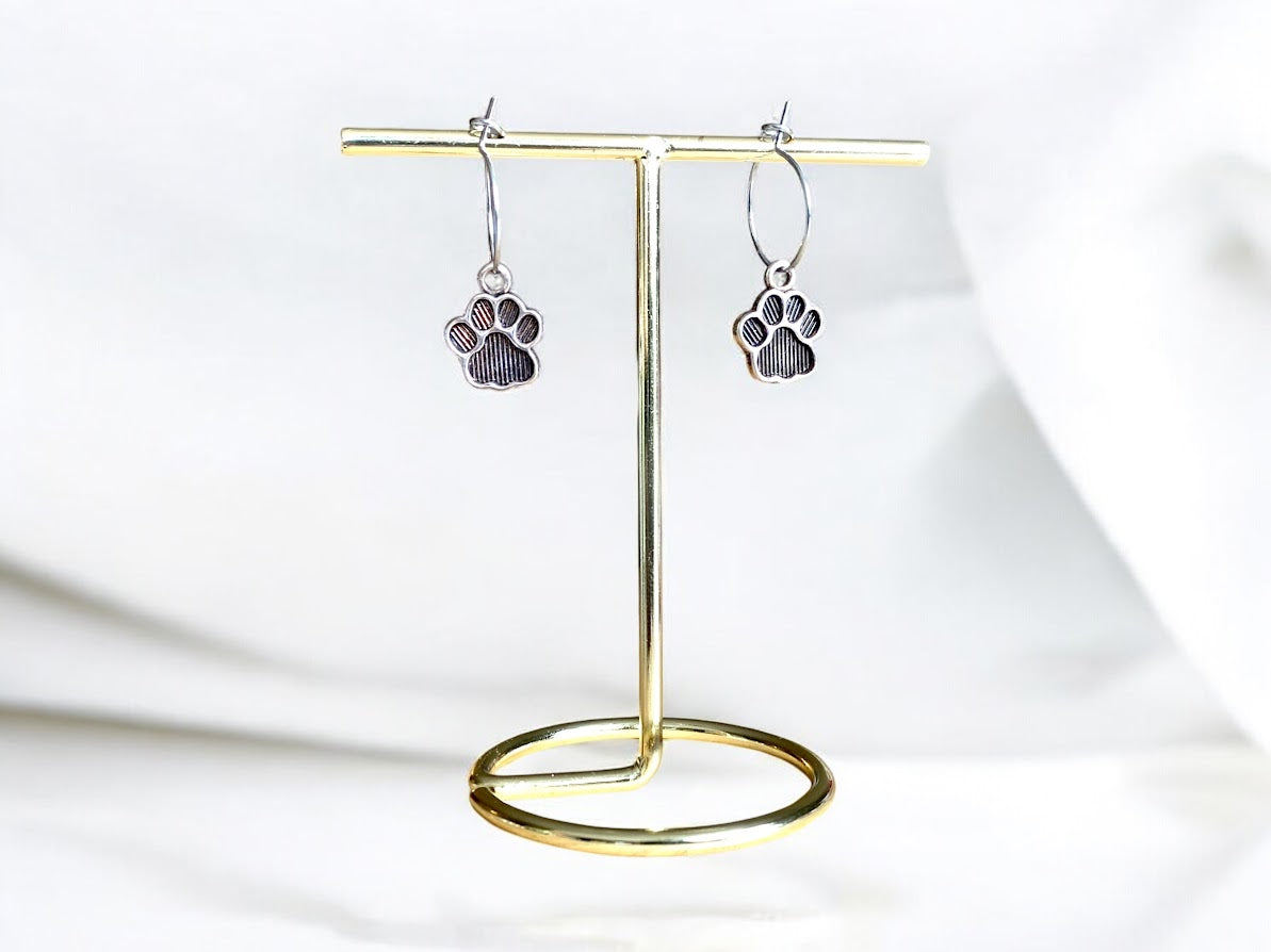 Paw Print Earrings