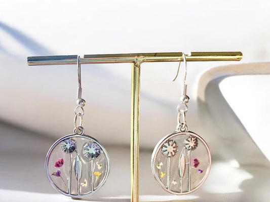 Bloom Resin Earrings