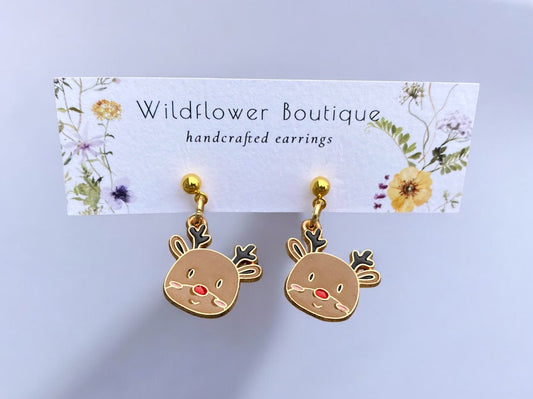 Rudolph Earrings