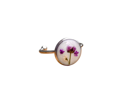 Violet Bloom Ring