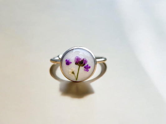 Violet Bloom Ring