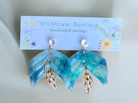 Crystal Crown Earrings