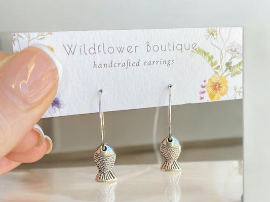 Fishing Girl Earrings