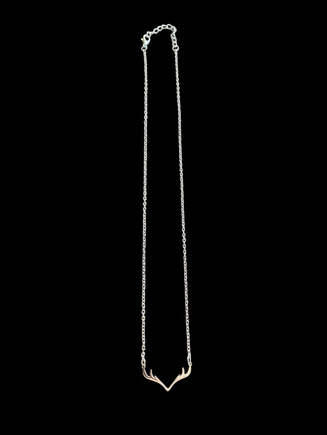 Antler Necklace (silver)