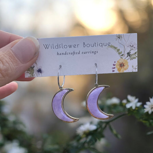 Moonlight Amethyst Earrings