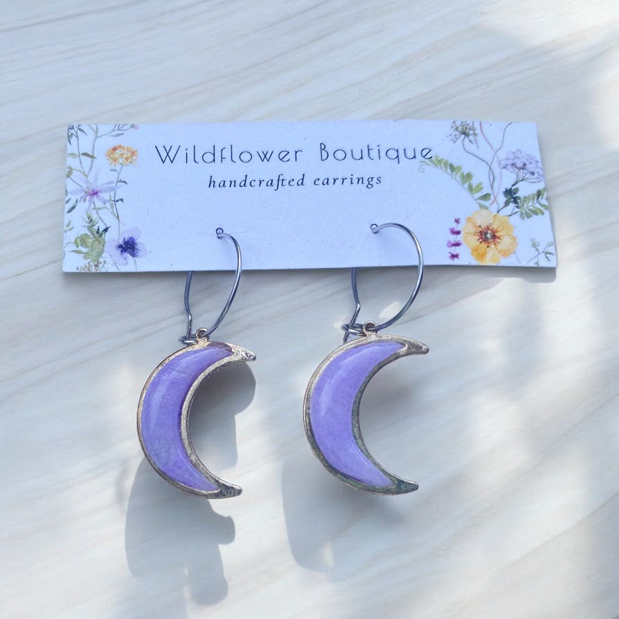 Moonlight Amethyst Earrings