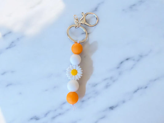 Fresh Daisy Keychain