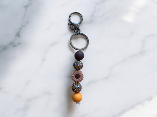 Autumn Twilight Bloom Keychain